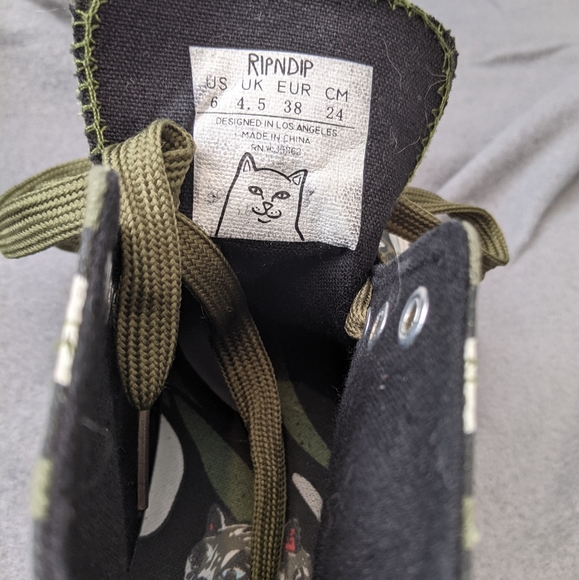 RipNdip camo cat high top sneakers - Picture 4 of 6